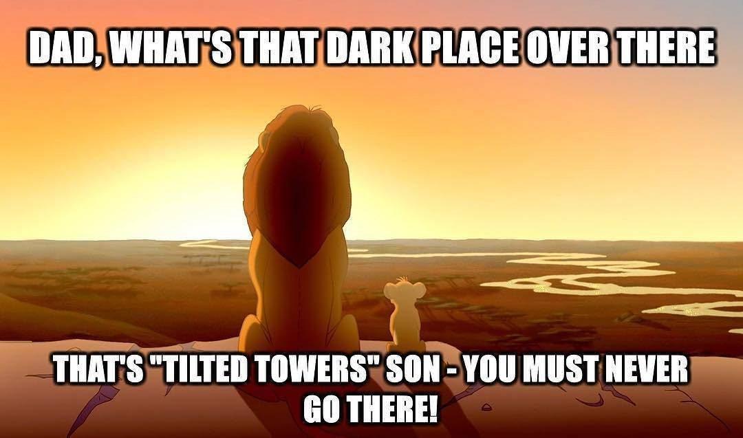 Anywhere But The Tilted Towers