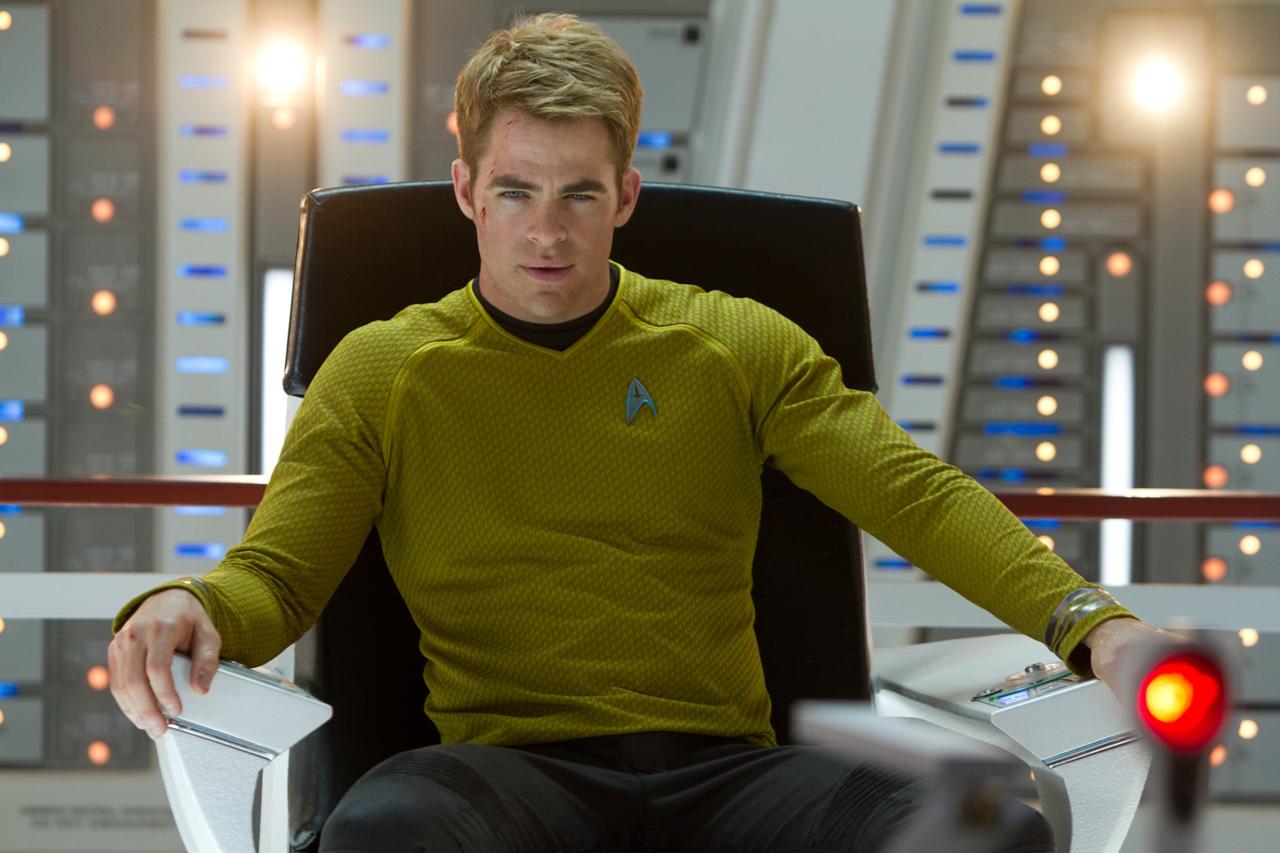 In Star Trek Into Darkness, Kirk sees a female Enterprise colleague in her underwear. She is ...