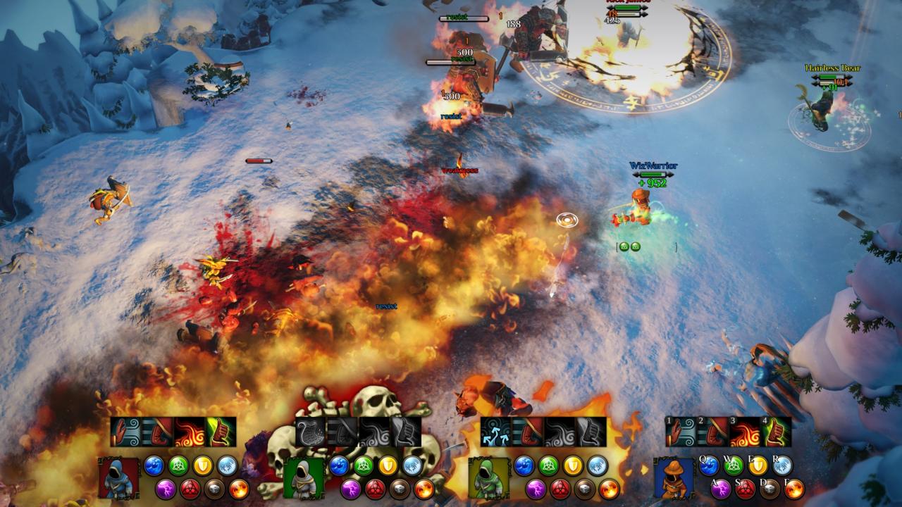 Battles can get just a teensy bit chaotic, especially in Magicka 2 co-op, which is really the best and only way to experience the game.