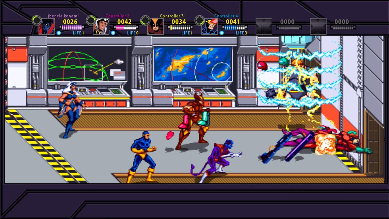 The X-Men in X-Men Arcade