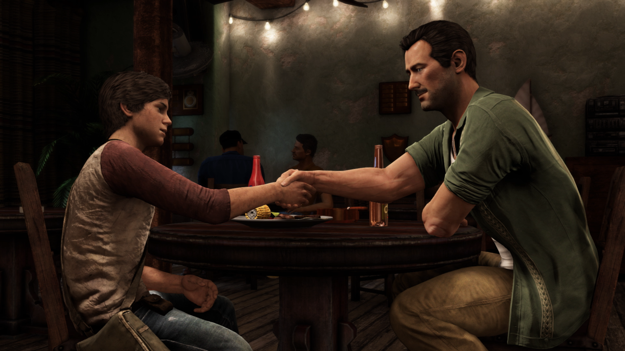 4. Young Drake at the Colombian Museum--Uncharted 3: Drake's Deception