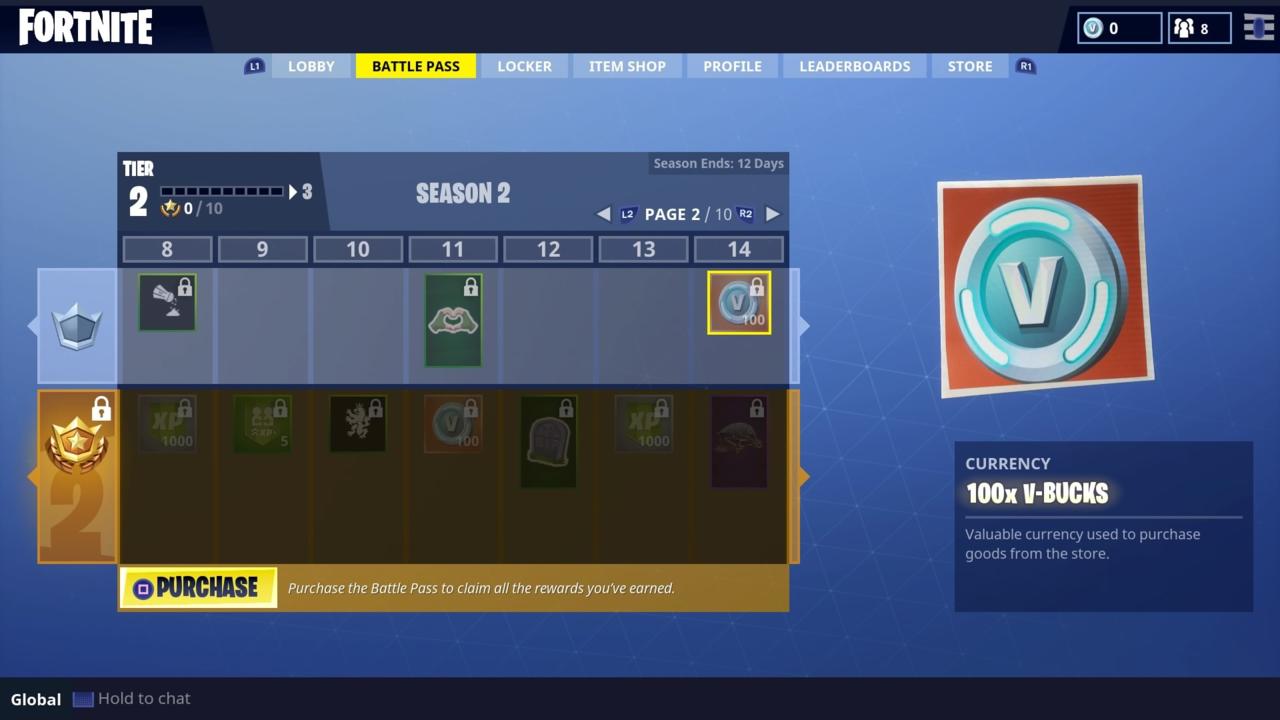 Complete Daily Challenges To Earn V-Bucks