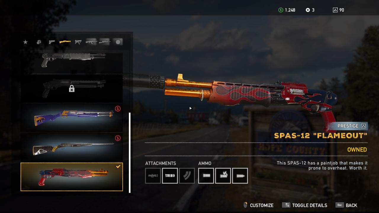 The SPAS-12 "Flameout" Shotgun