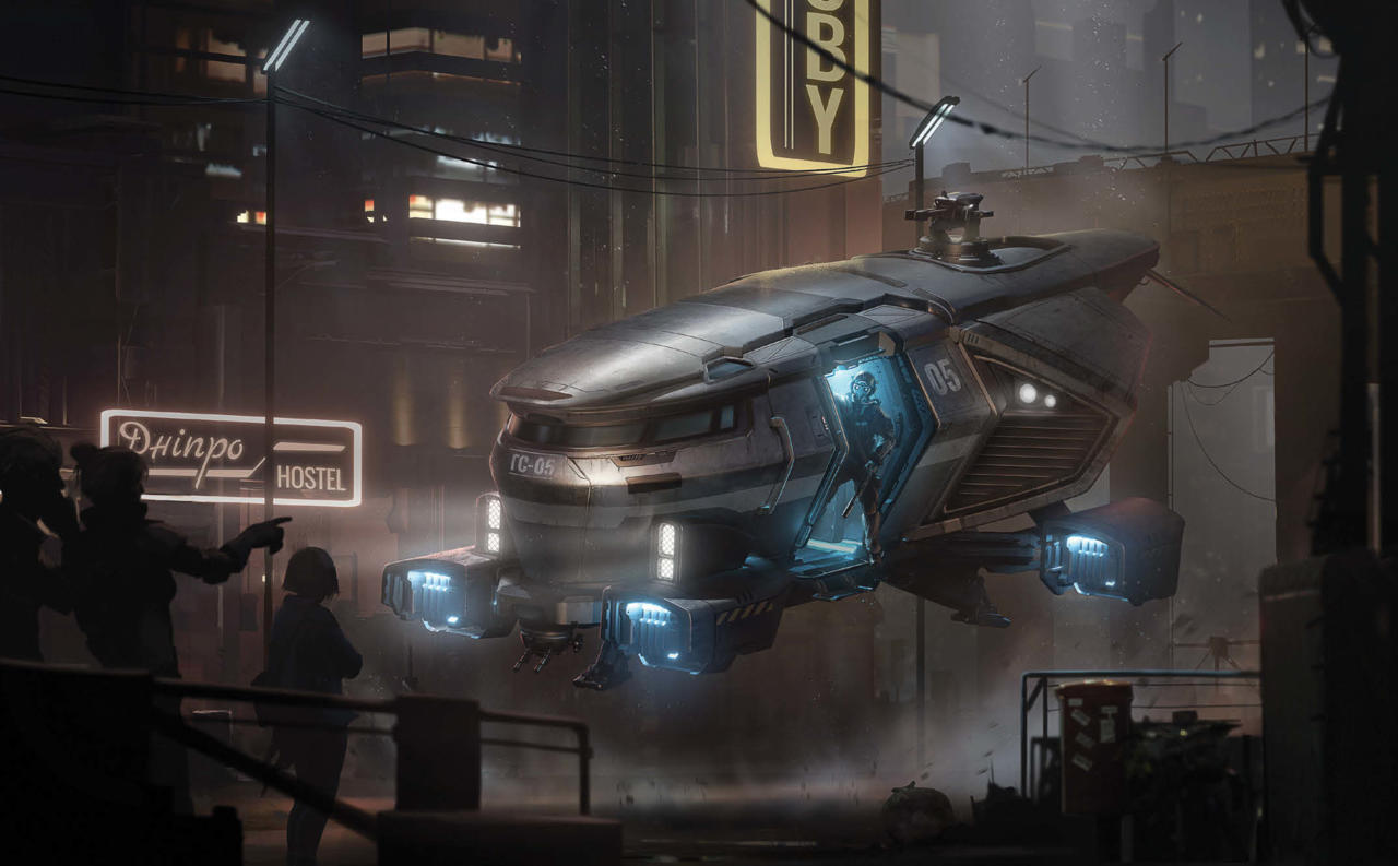 The AV-4 is described as “the closest thing to a science fiction jet-car.” One of these popped up in Cyberpunk 2077's debut gameplay.
