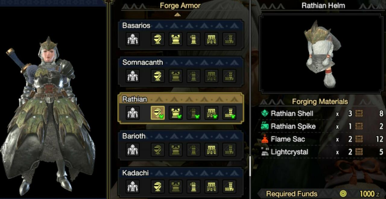 Rathian Armor