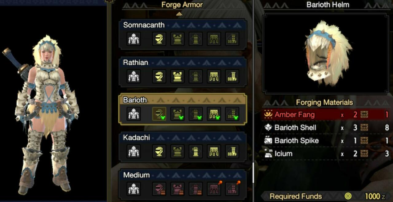 Barioth Armor