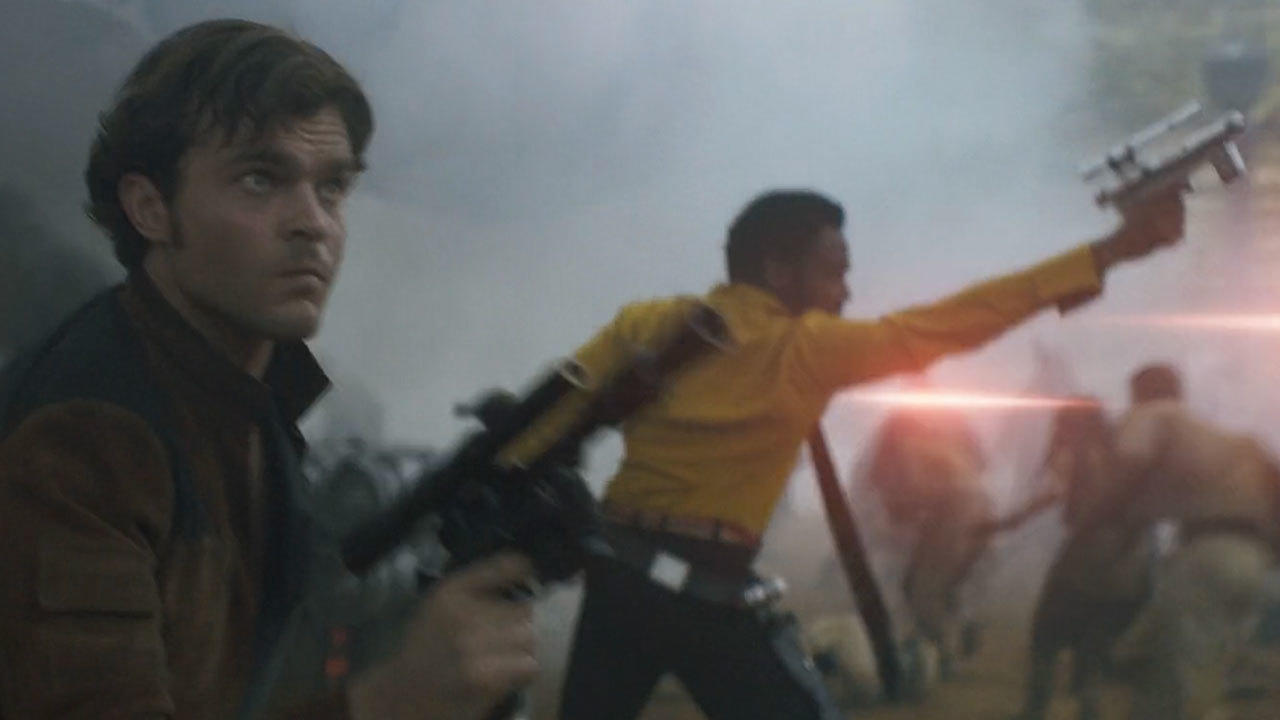 25. Han And Lando Get Blasting