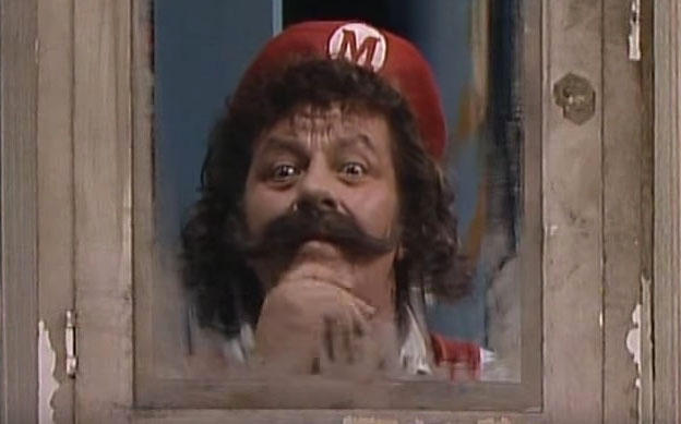 Mario was first played by wrestler Captain Lou Albano