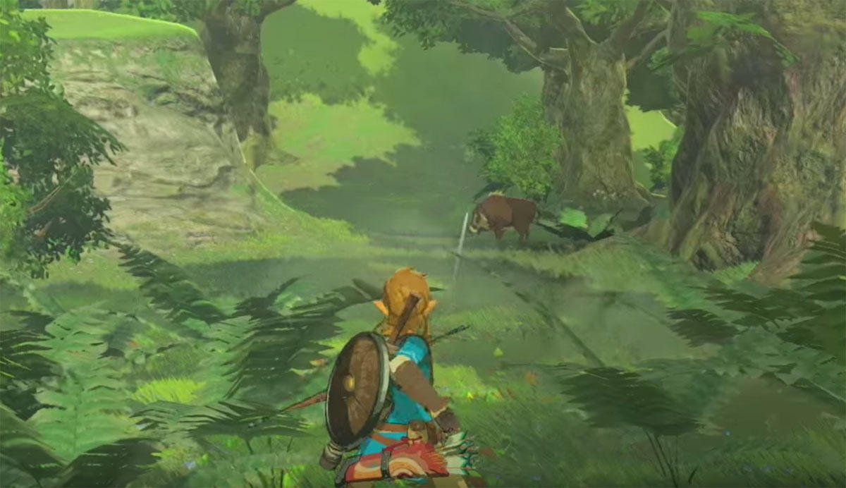 Link is both a hunter and a gatherer.
