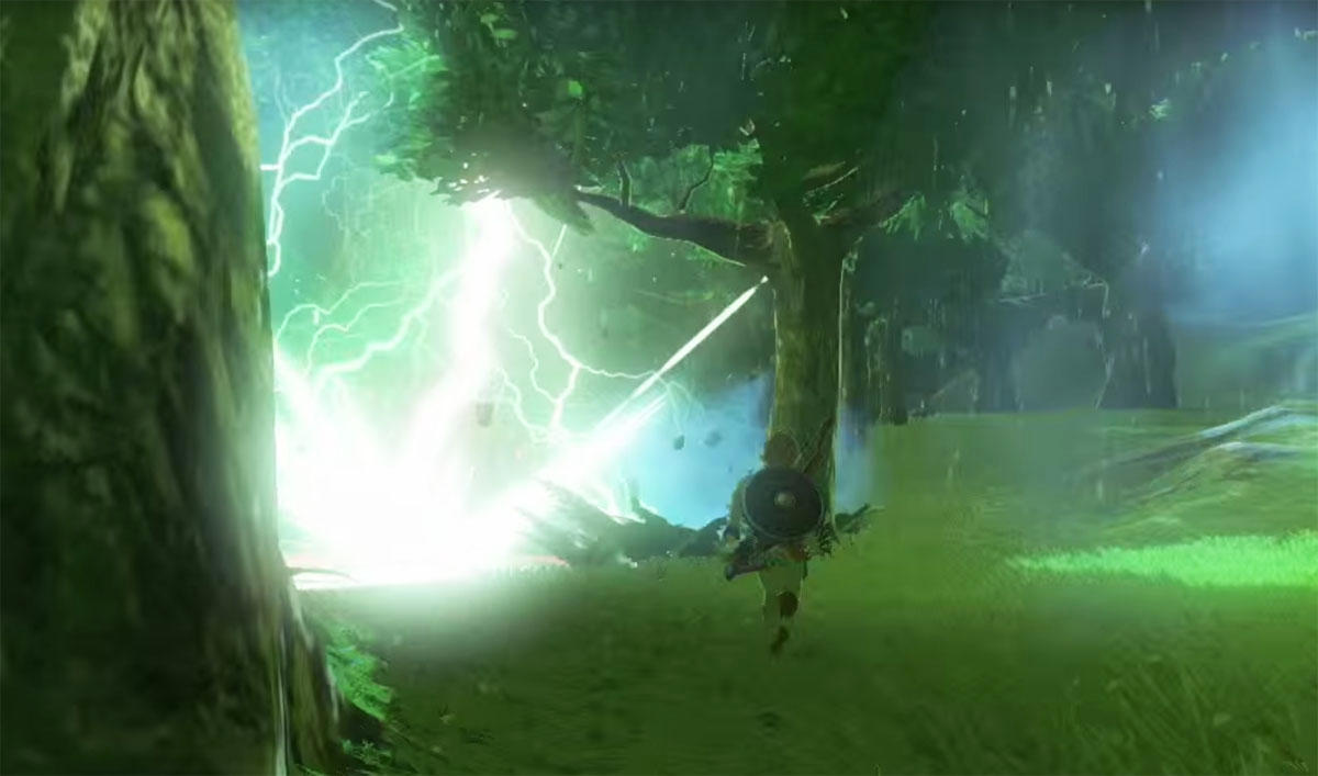 Link is a human lightning rod.