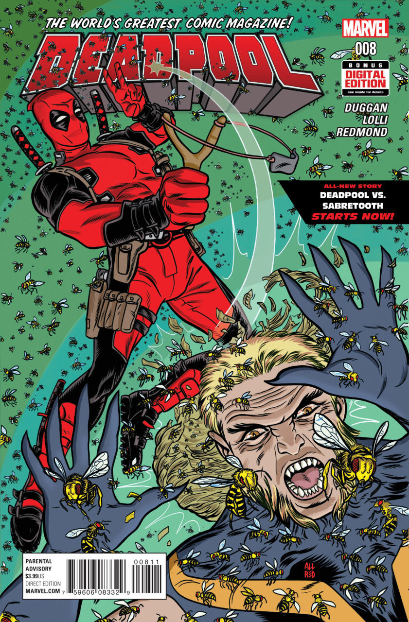 Deadpool #8 by Michael and Laura Allred