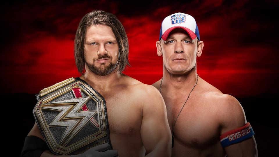 AJ Styles (c) vs. John Cena