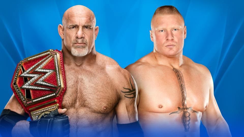 Goldberg (c) vs. Brock Lesnar