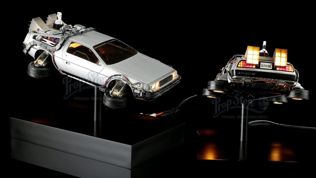 6. DeLorean Time Machine Model Miniature