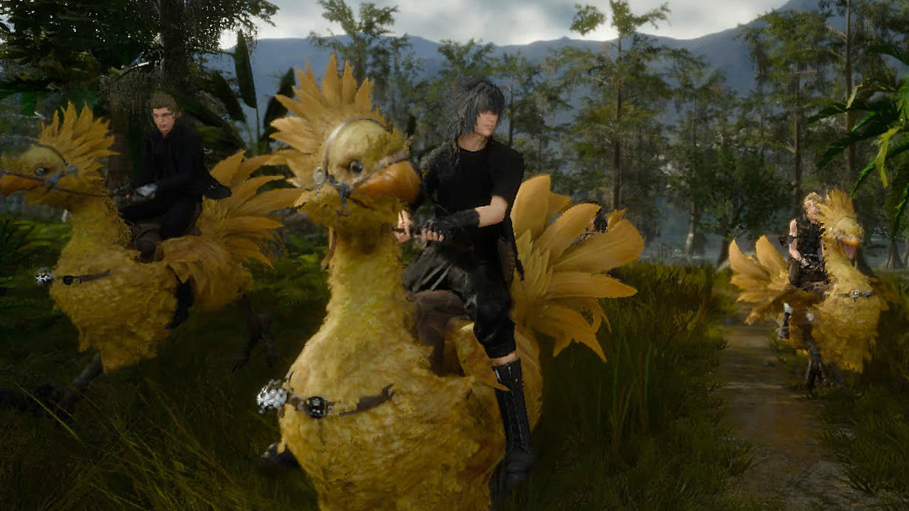 A Chocobo appears in the final battle