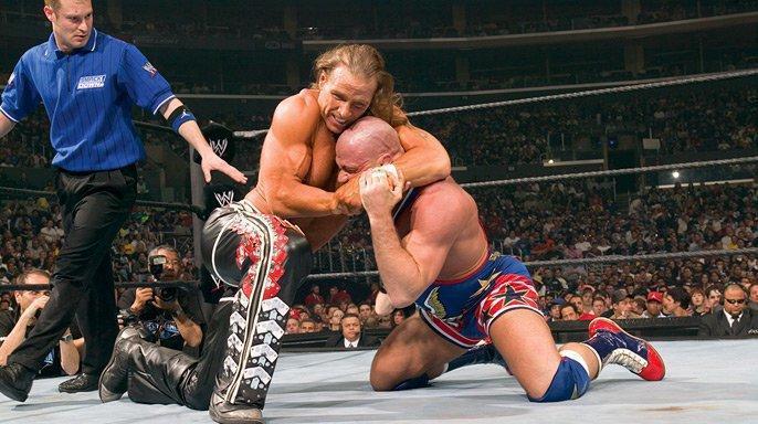 Wrestlemania 21: Kurt Angle vs. Shawn Michaels