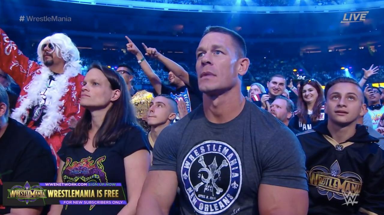 Cena On The Edge Of His Seat