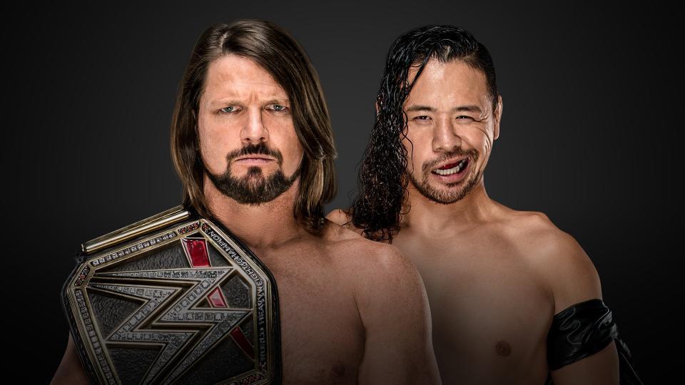AJ Styles (c) vs. Shinsuke Nakamura (Last Man Standing Match)