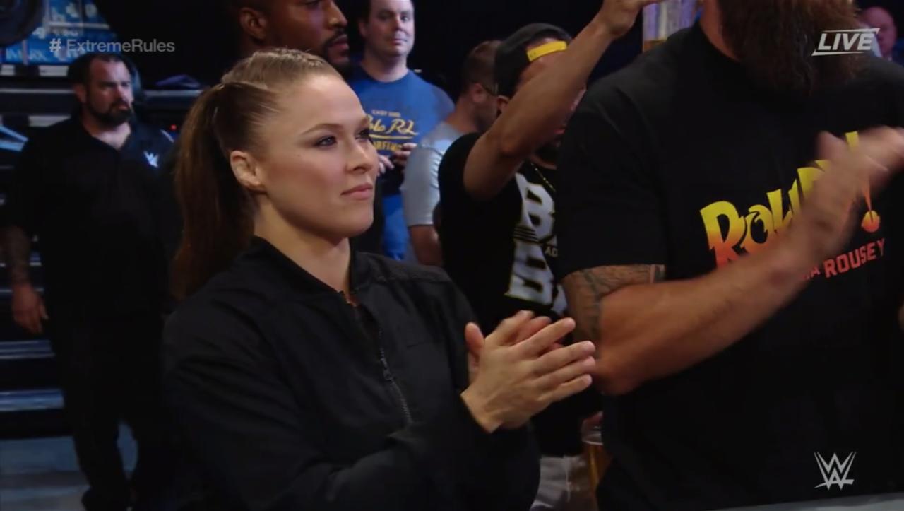 Ronda Forgot Why She's Applauding