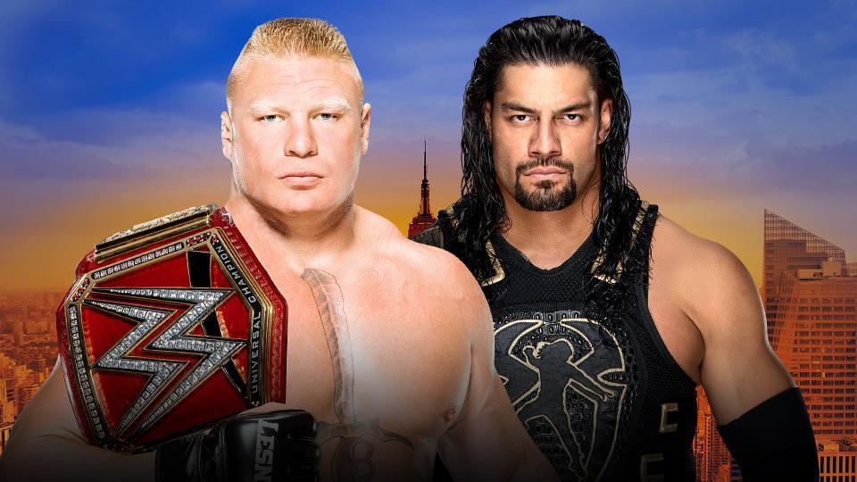 Brock Lesnar (c) vs. Roman Reigns