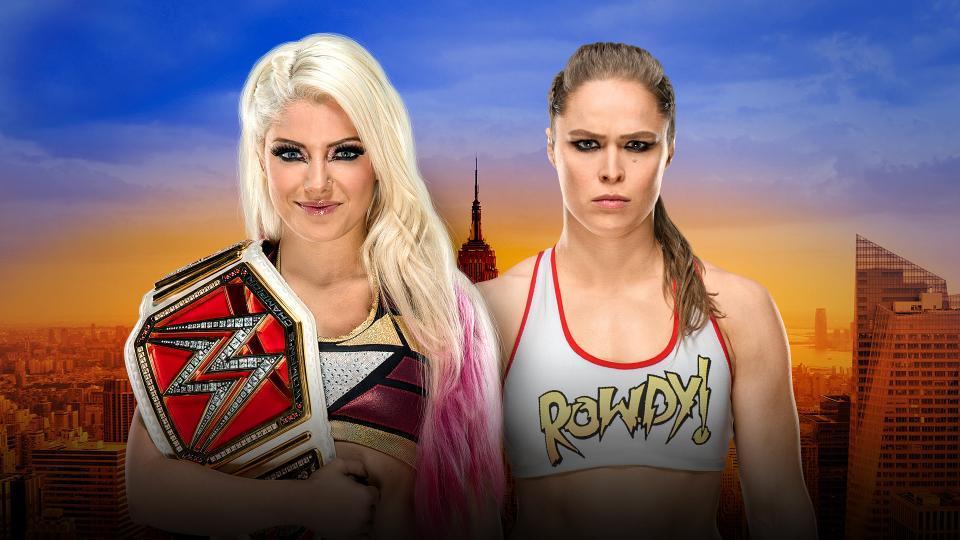 Alexa Bliss (c) vs. Ronda Rousey (Raw Women's Championship)