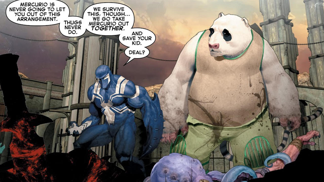 Venom And A Giant Space Panda