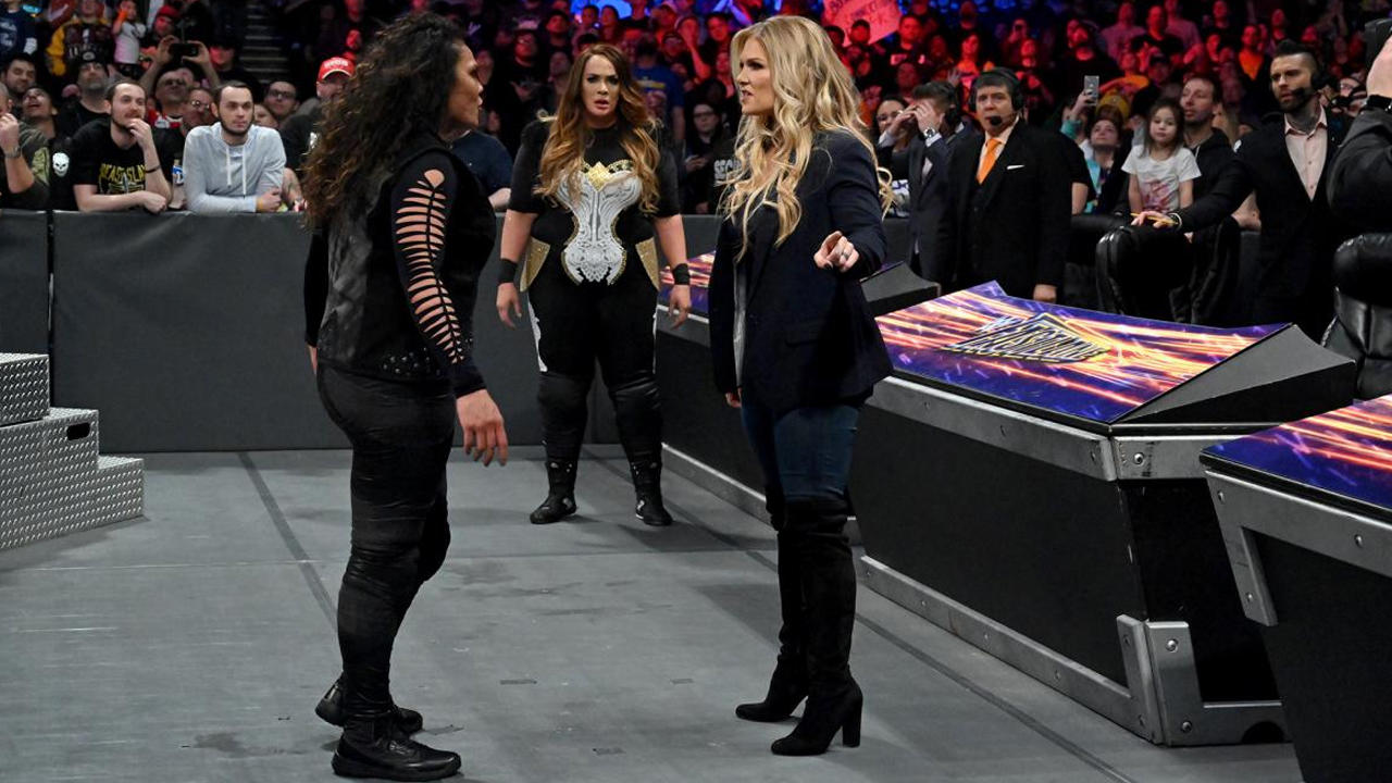 Sasha Banks & Bayley (c) vs. Nia Jax & Tamina (Women's Tag Team Championship)