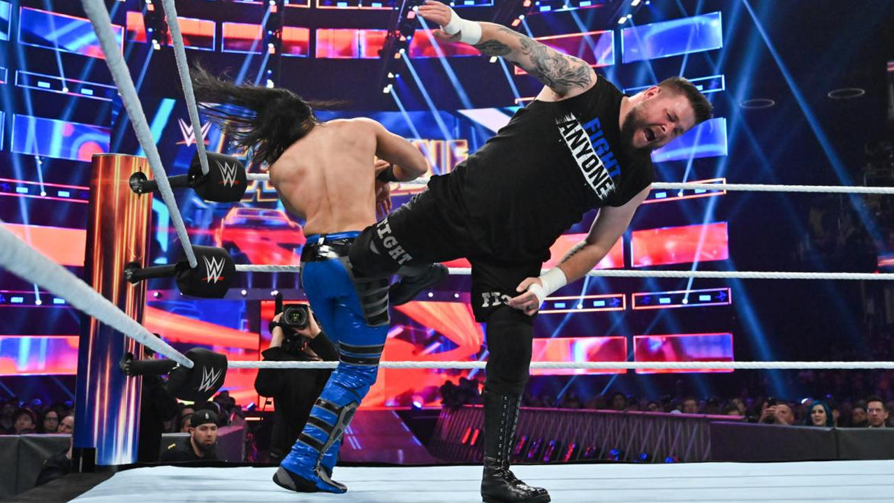 Daniel Bryan (c) vs. Kevin Owens vs. Mustafi Ali (WWE Championship)