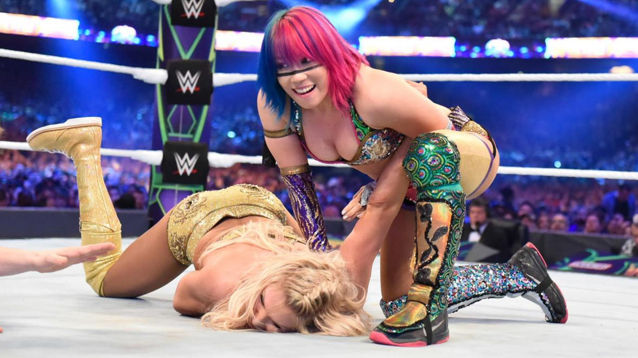 Wrestlemania 34: Asuka vs. Charlotte Flair