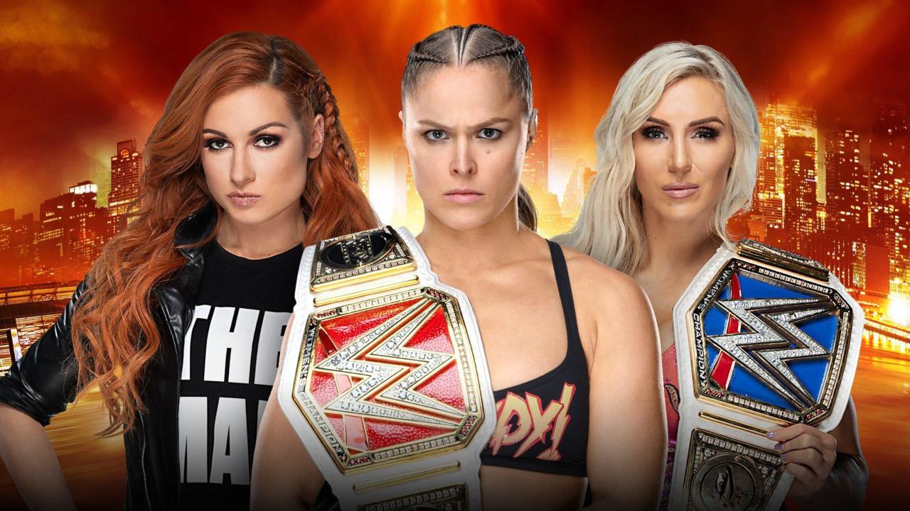 Ronda Rousey (c) vs. Becky Lynch vs. Charlotte Flair