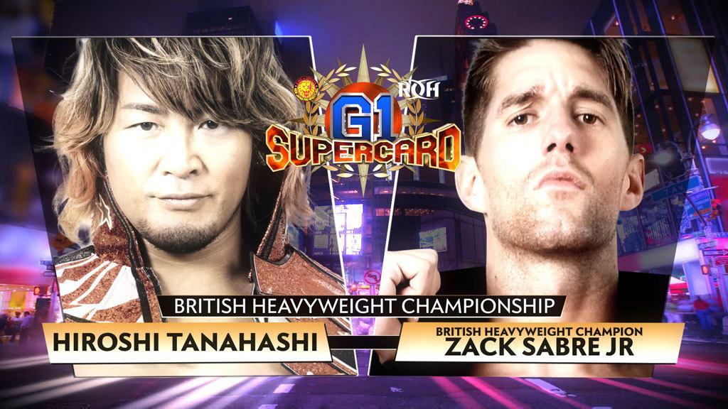 Zack Sabre Jr. (c) vs. Hiroshi Tanahashi