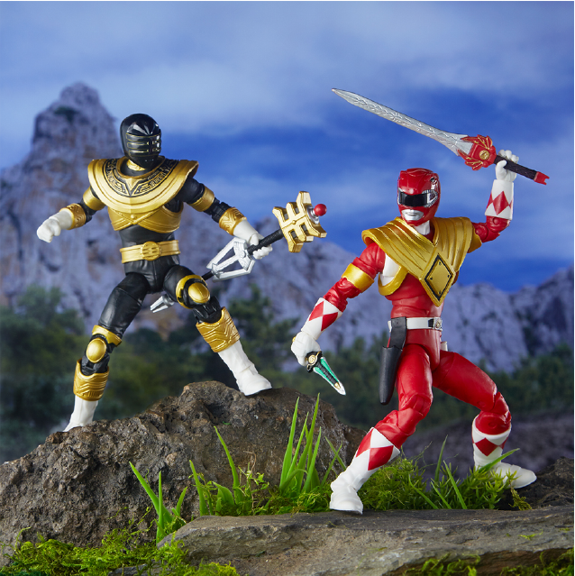 Power Rangers Lightning Collection: 6-Inch Mighty Mophin' Red & Gold Rangers
