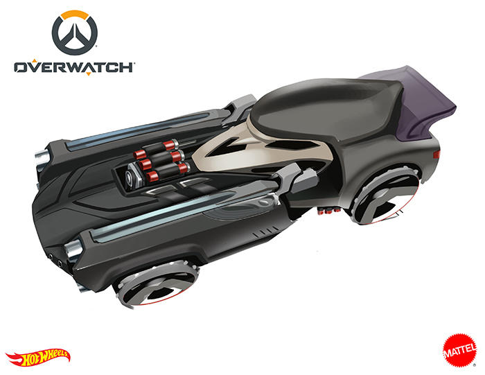 Hot Wheels Overwatch Reaper Car