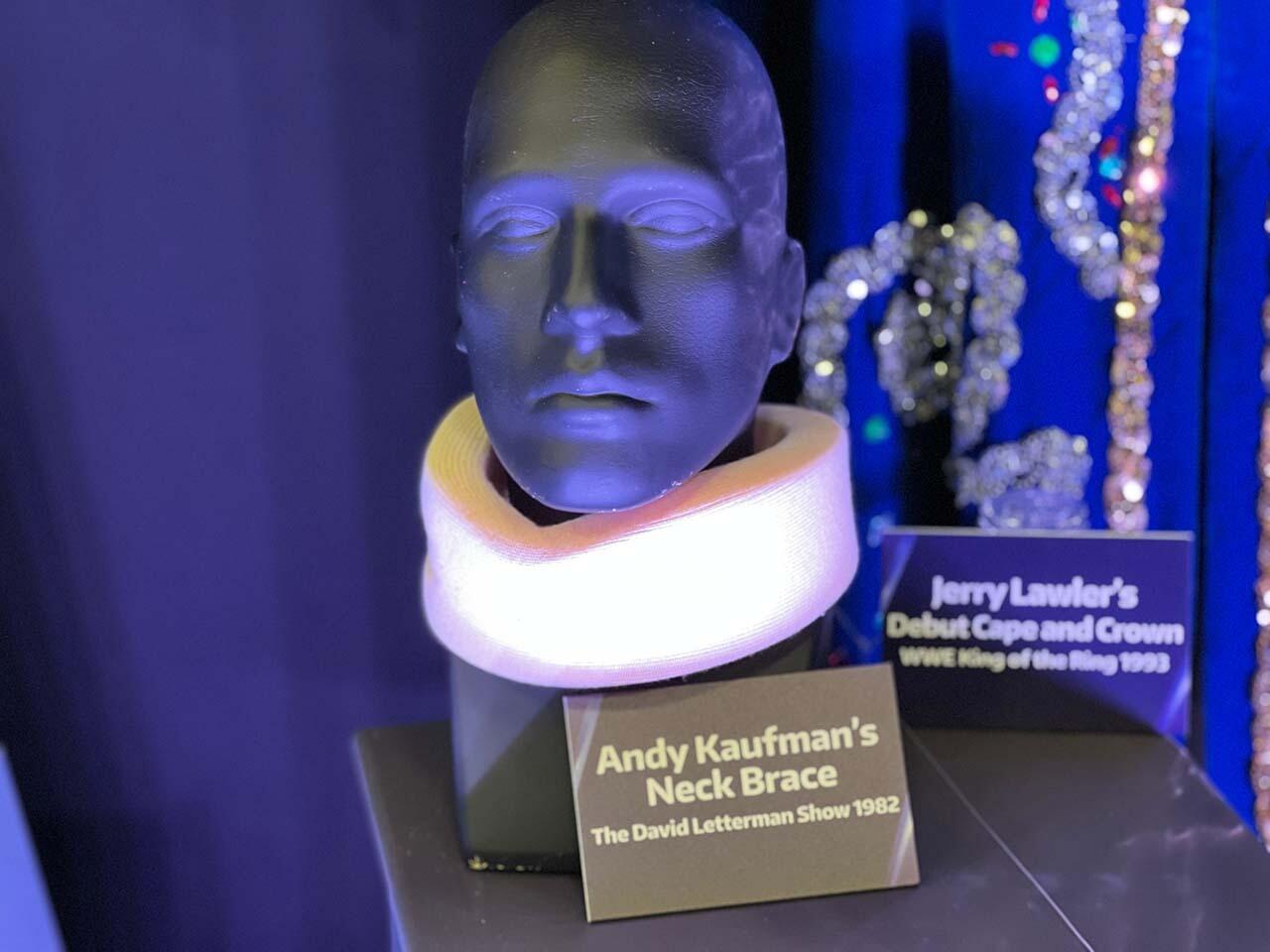 Andy Kaufman's neck brace