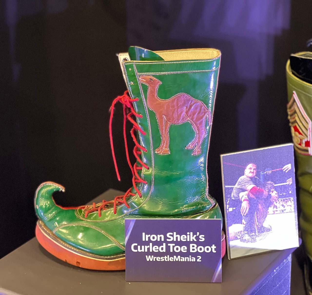 Iron Sheik's Wrestlemania II boot