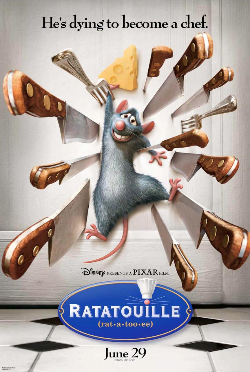 1. Ratatouille (2007)
