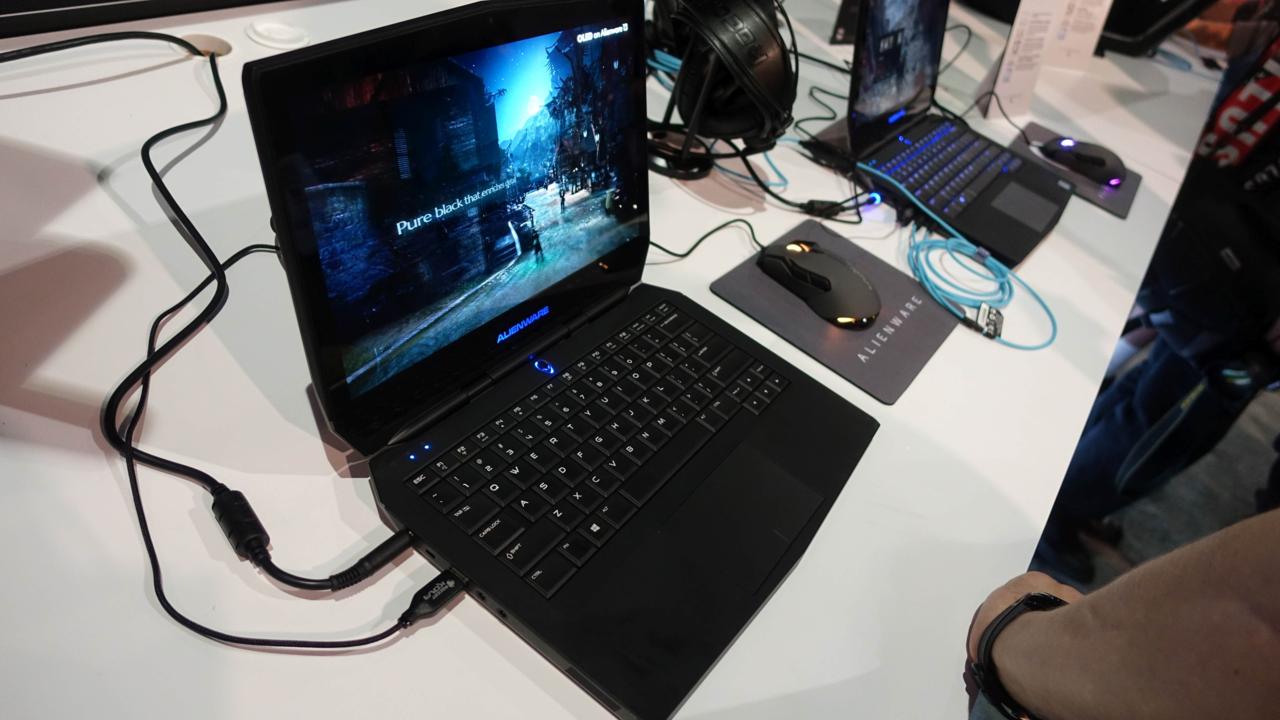 Alienware 13-inch gaming laptop with OLED display