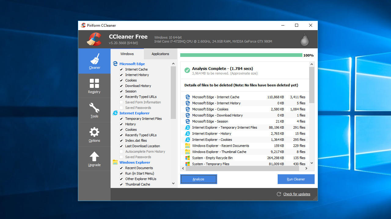 Use CCleaner for a Leaner, Meaner PC
