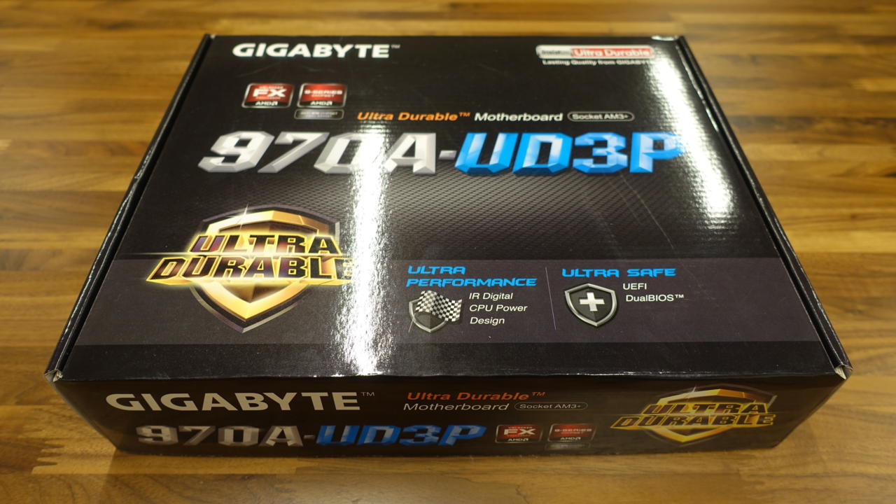 Motherboard: Gigabyte 970A-UD3P