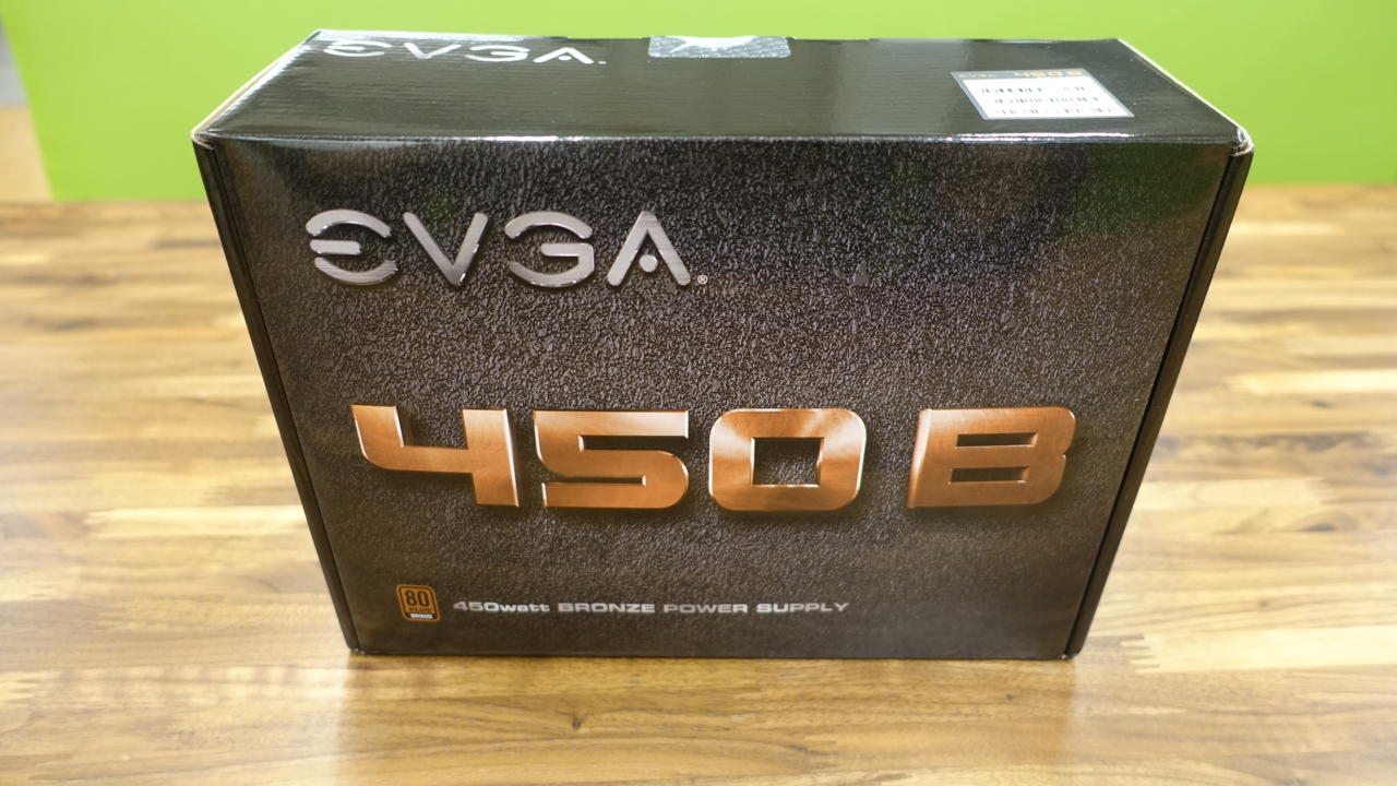 Power supply: EVGA 450B