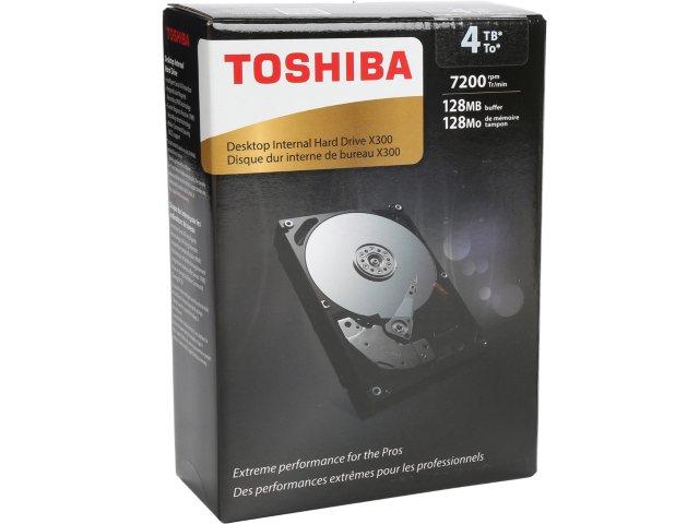 HDD: TOSHIBA X300 HDWE140XZSTA