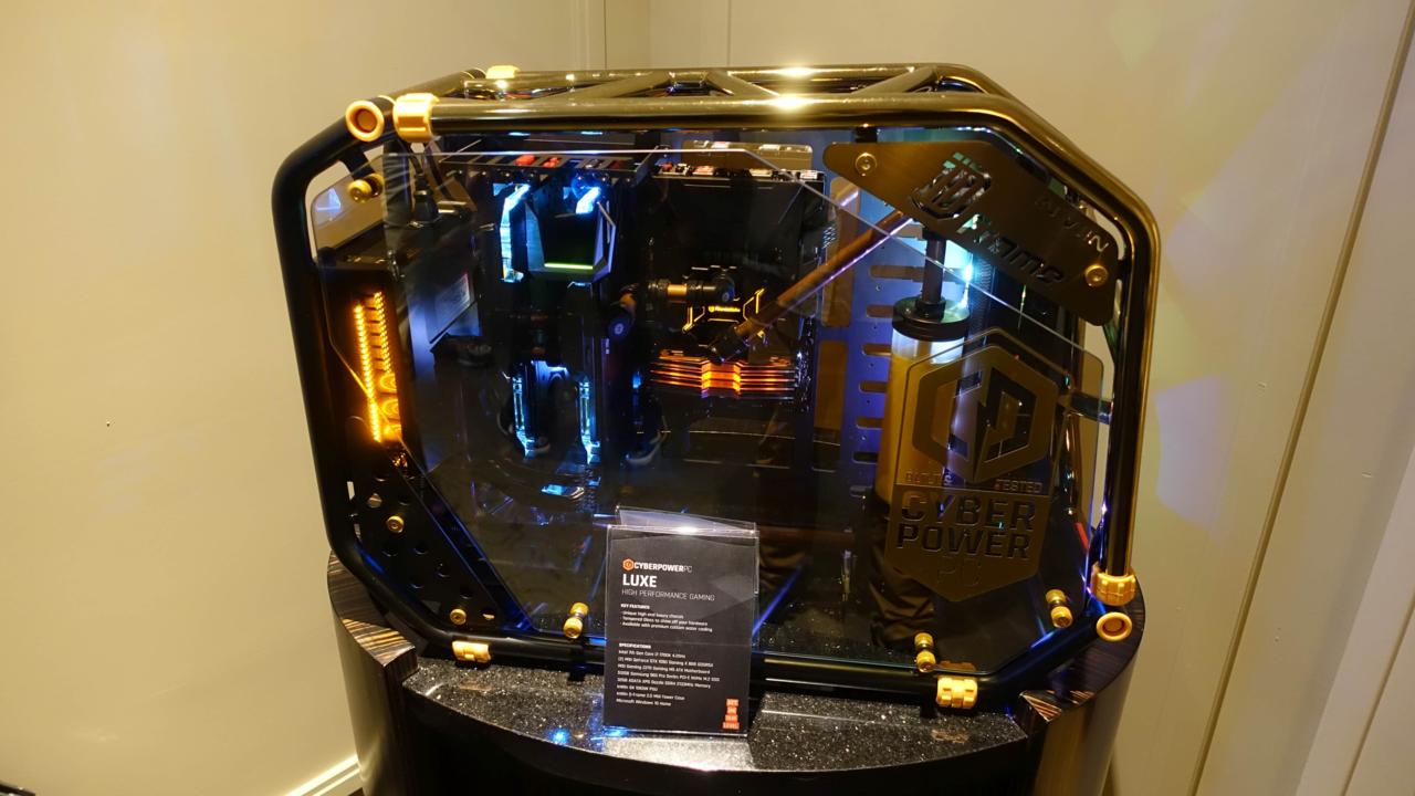 CyberPowerPC Luxe with In Win D-Frame case