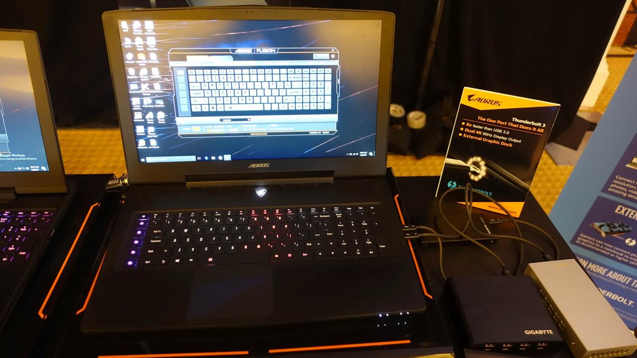 Aorus X7 DT gaming laptop