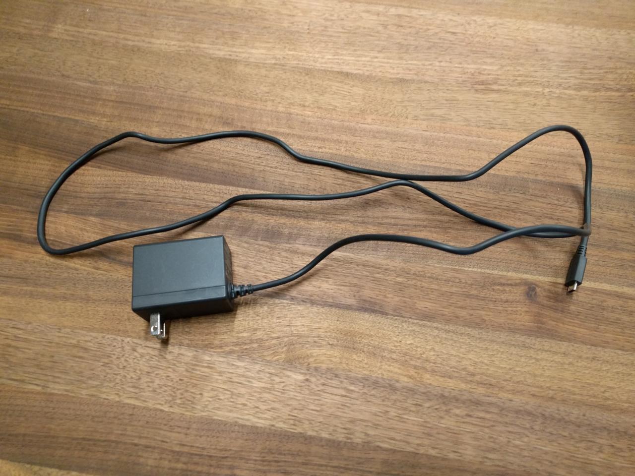 The Switch’s AC adapter uses a wall wart, which means it’s best suited for the tail end of a power strip.