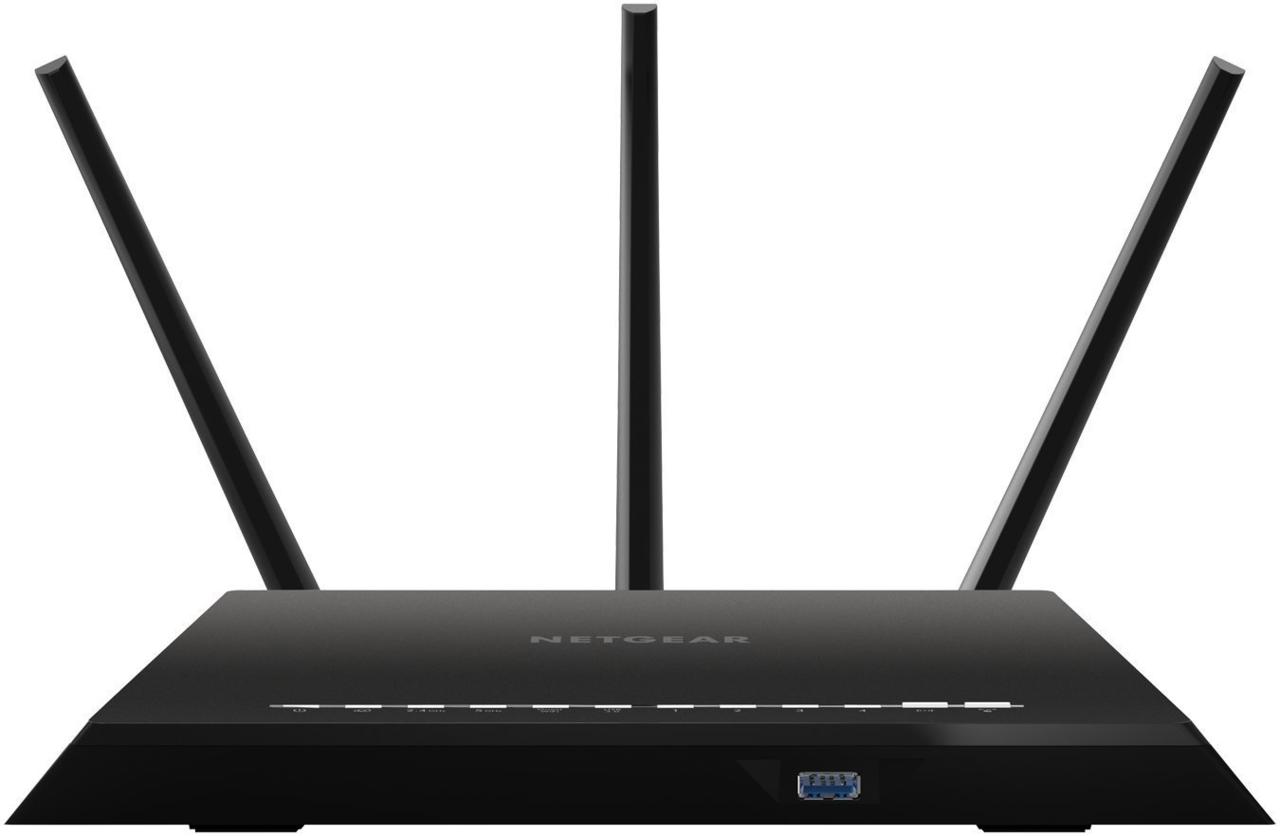 Router: Netgear Nighthawk AC1750 Smart Dual Band WiFi Router (R6700)
