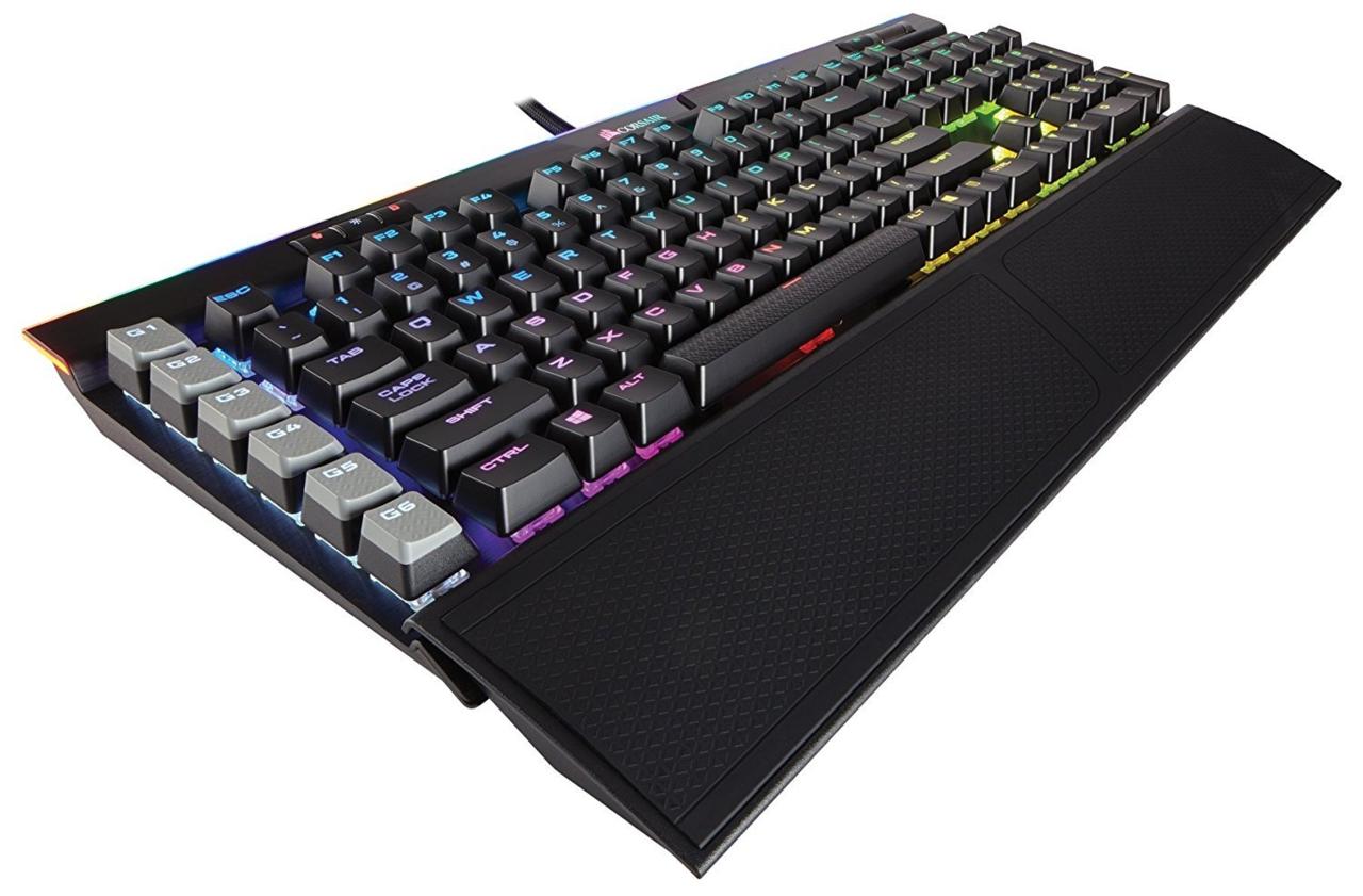Gaming Keyboard With Fast Switches And Macro Keys