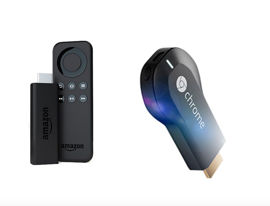 Amazon Fire TV Stick or Google Chromecast