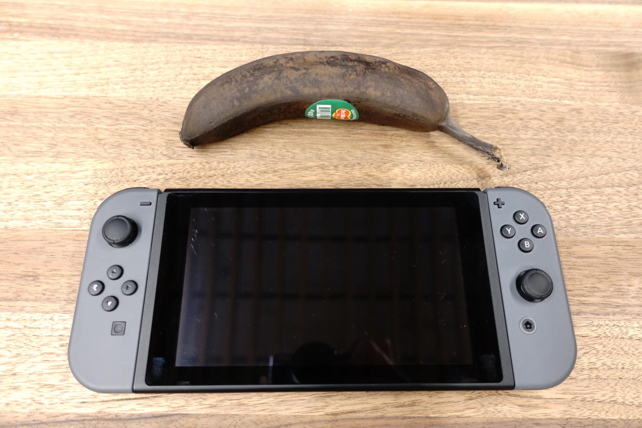 Switch vs. very old banana
