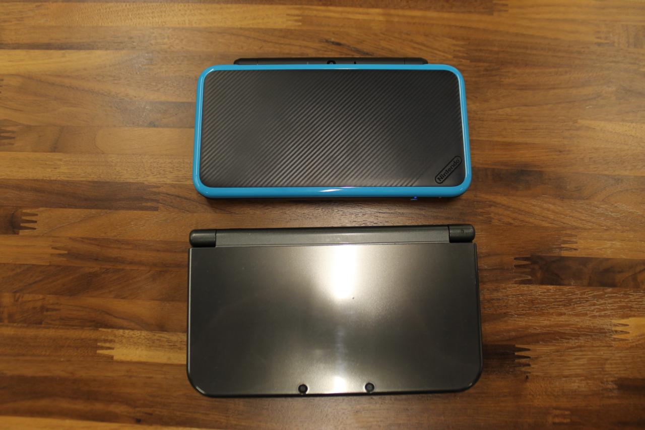 Next to a New 3DS XL