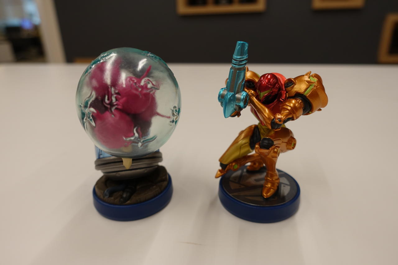 Metroid and Samus together